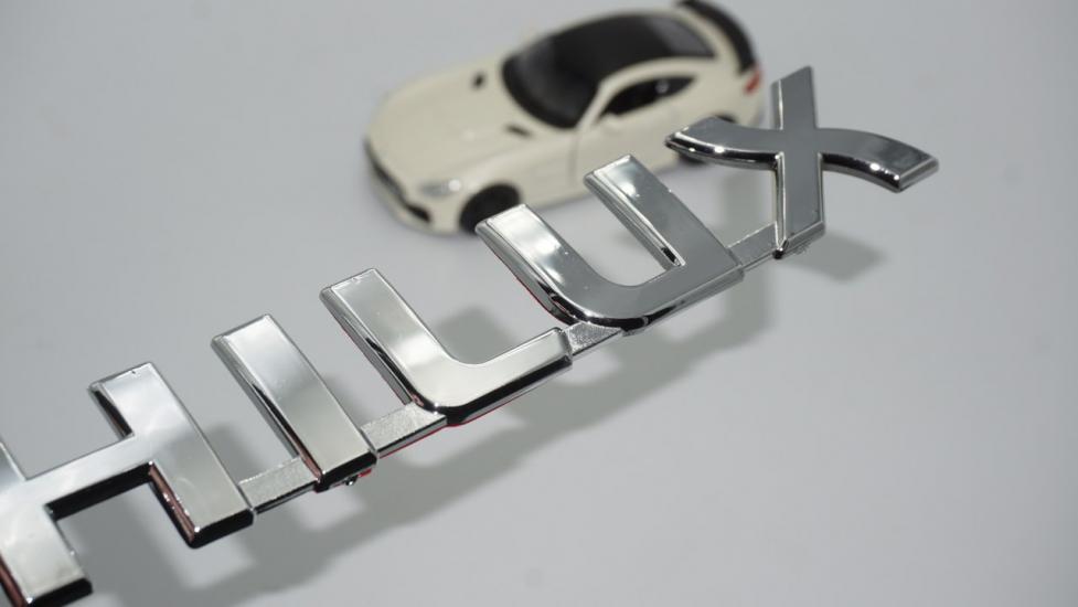 Toyota Hilux Bagaj Krom ABS 3M 3D Yazı Amblem Arma