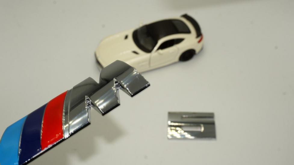 Bmw M5 Bagaj Siyah Krom Metal 3M 3D Yazı Logo Oem Ürün