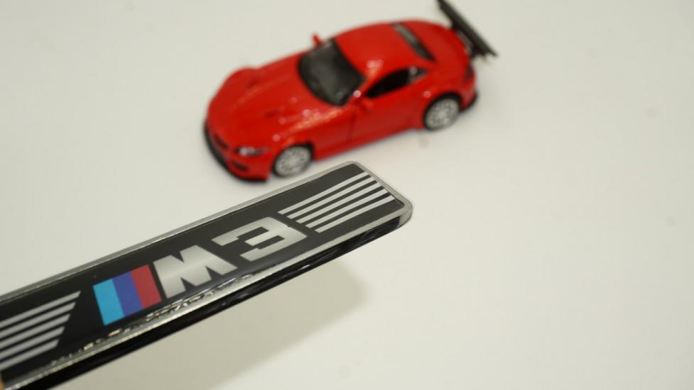 Bmw M3 Spor Versiyon Bagaj Krom Metal Yazı Logo OEM Ürün