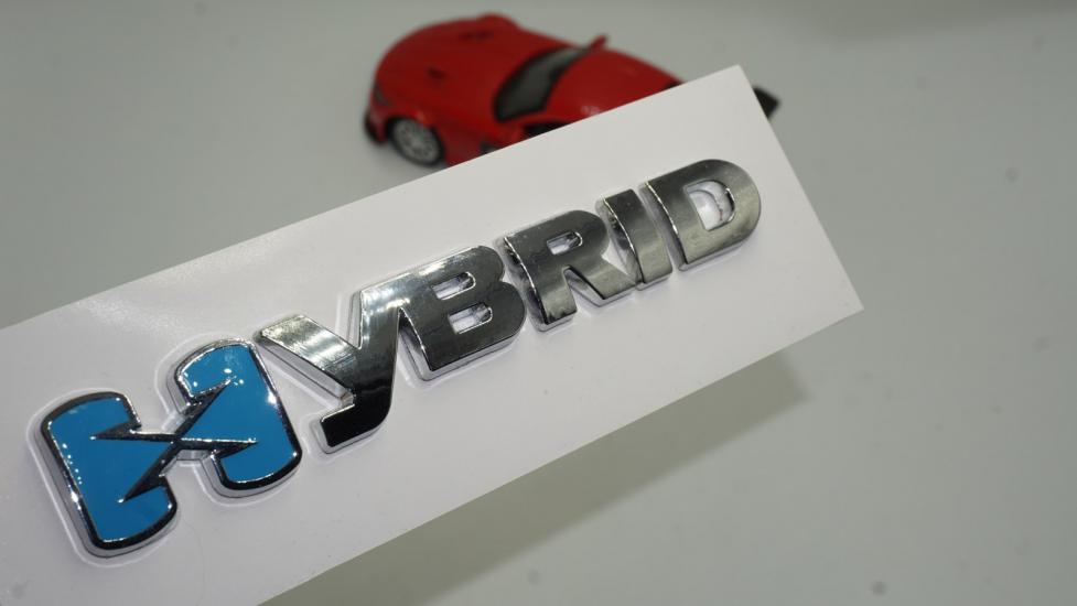 Hybrid Bagaj Krom Metal 3M 3D Yazı Logo Orjinal Ürün