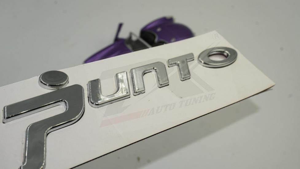 Fiat Grande Punto Yeni Nesil Bagaj Krom ABS 3M 3D Yazı Logo Amblem