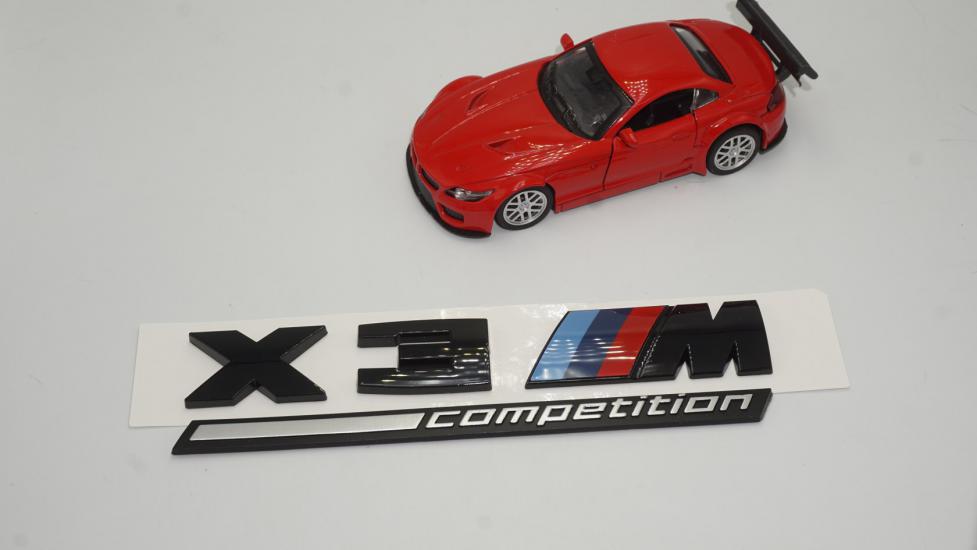 Bmw X3 M Competition Siyah ABS Bagaj Logo Arma Orjinal Ürün