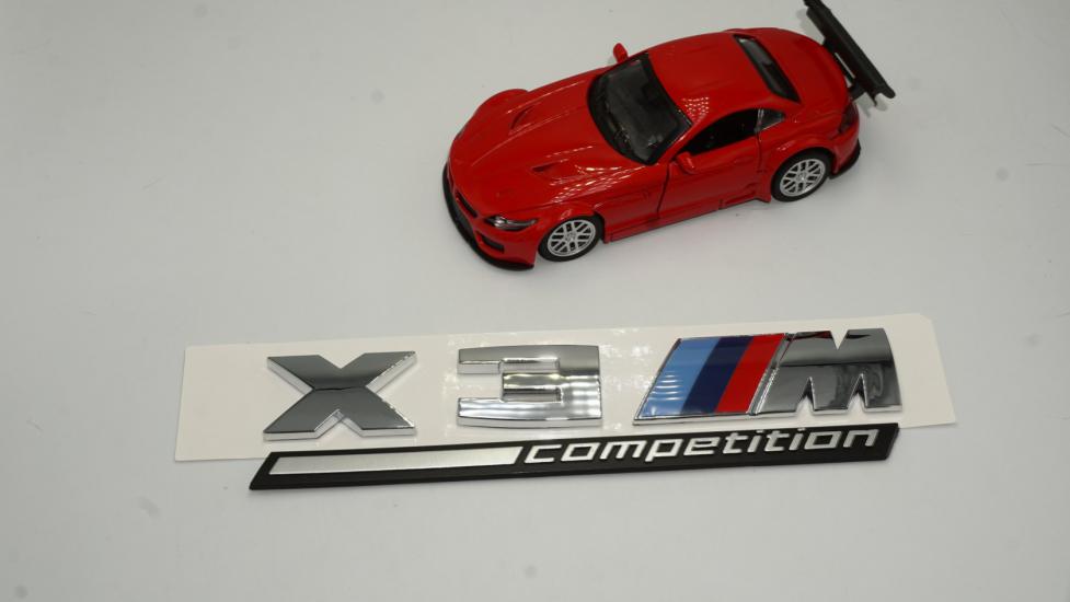 Bmw X3 M Competition Krom ABS Bagaj Logo Arma Orjinal Ürün