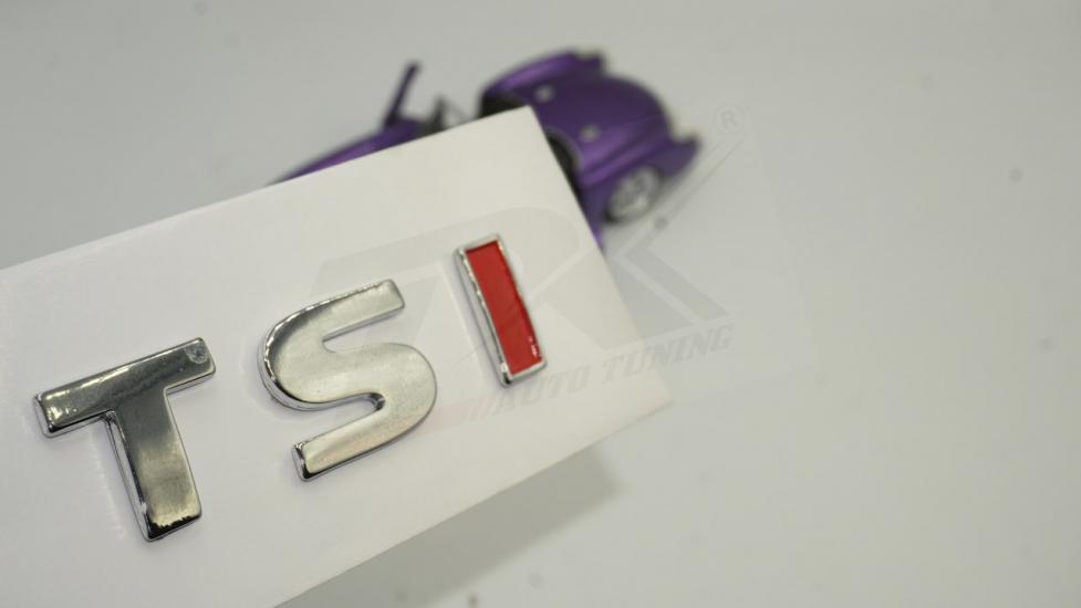 Volkswagen TSİ Bagaj Krom ABS 3M 3D Logo Amblem