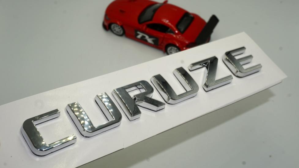 Chevrolet Cruze Bagaj ABS 3M 3D Yazı Logo Amblem 18x2 cm