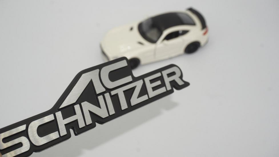 Bmw AC Schnitzer Spor Versiyon Bagaj Krom Metal Yazı Logo OEM Ürün