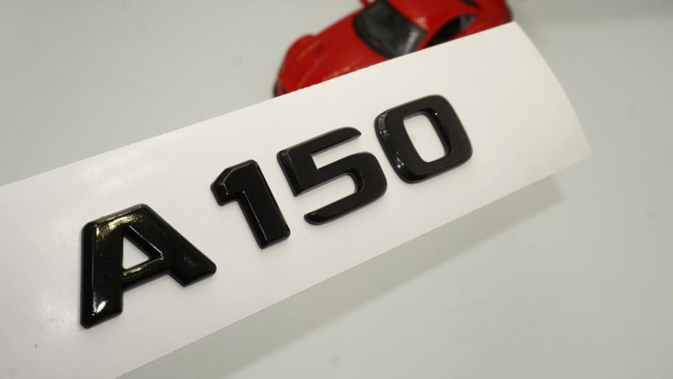 A 150 Bagaj Parlak Siyah ABS 3M 3D Yazı Logo
