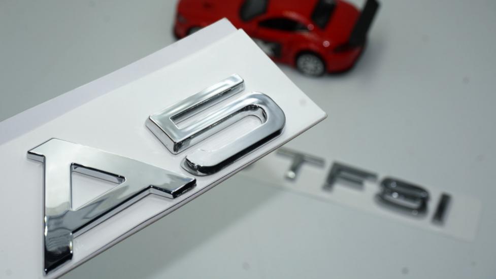 Audi A5 35 TFSi Krom ABS 3M 3D Bagaj Yazı Logo Orjinal Ürün