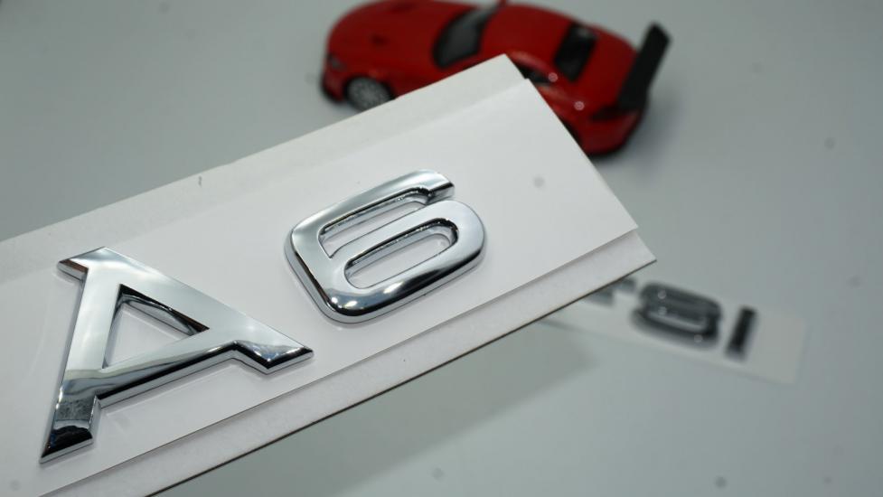 Audi A6 30 TFSi Krom ABS 3M 3D Bagaj Yazı Logo Orjinal Ürün