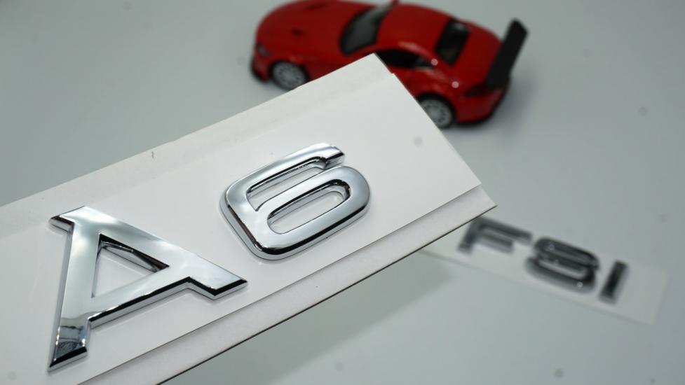 Audi A6 35 TFSi Krom ABS 3M 3D Bagaj Yazı Logo Orjinal Ürün