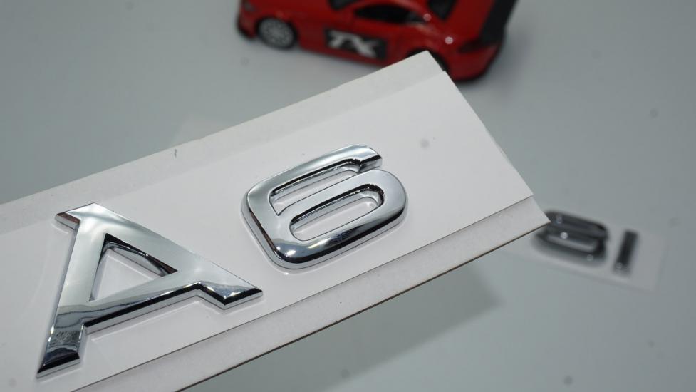 Audi A6 50 TFSi Krom ABS 3M 3D Bagaj Yazı Logo Orjinal Ürün