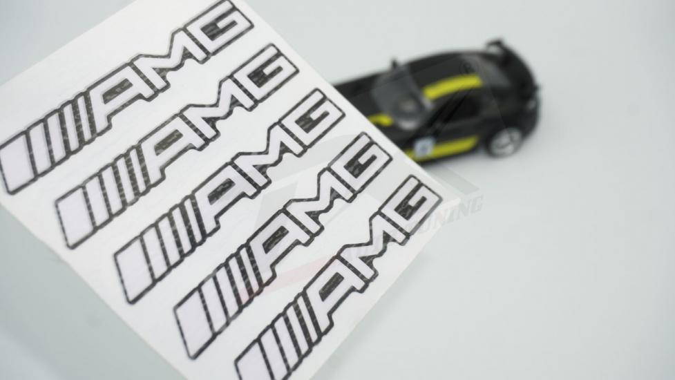 Mercedes Benz AMG Termal +80 Kaliper Torpido Bagaj Çamurluk Yanı Sticker