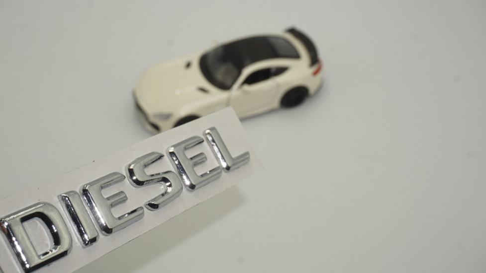 Diesel Bagaj 3M 3D Krom ABS Yazı Logo Amblem