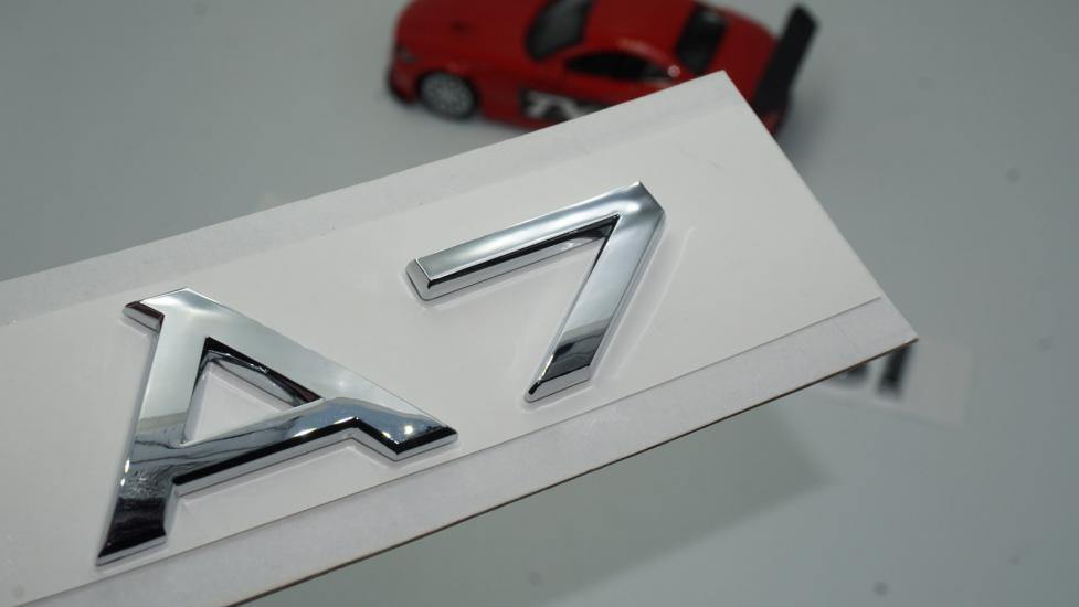 Audi A7 35 TFSi Krom ABS 3M 3D Bagaj Yazı Logo Orjinal Ürün