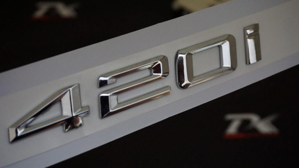 Bmw 420İ Bagaj Krom Metal 3M 3D Yazı Logo