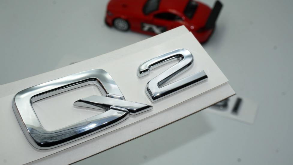 Audi Q2 40 TFSi Krom ABS 3M 3D Bagaj Yazı Logo Orjinal Ürün
