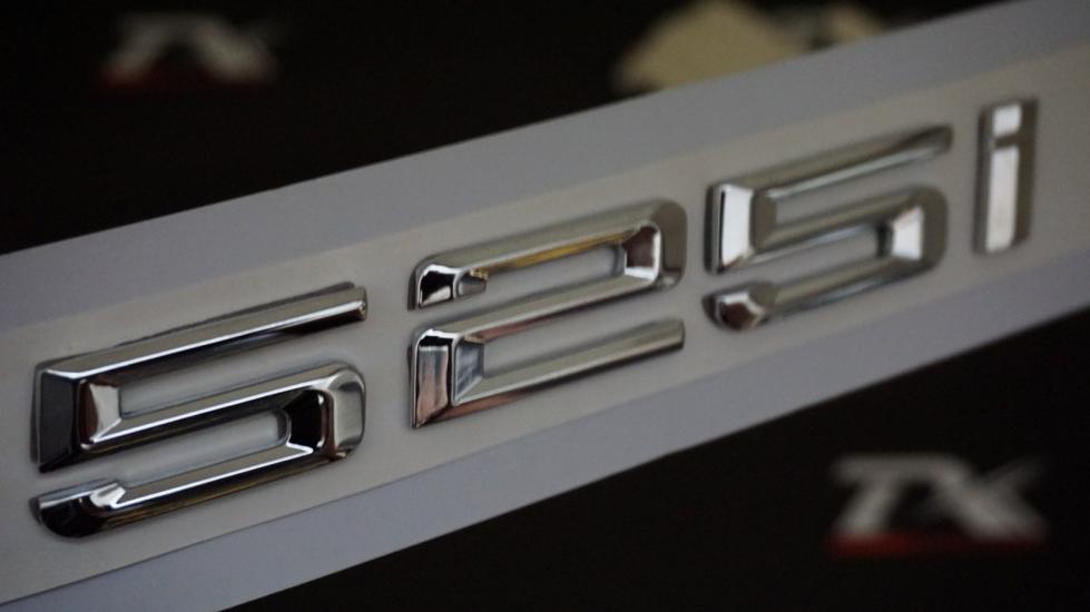Bmw 525İ Bagaj Krom Metal 3M 3D Yazı Logo