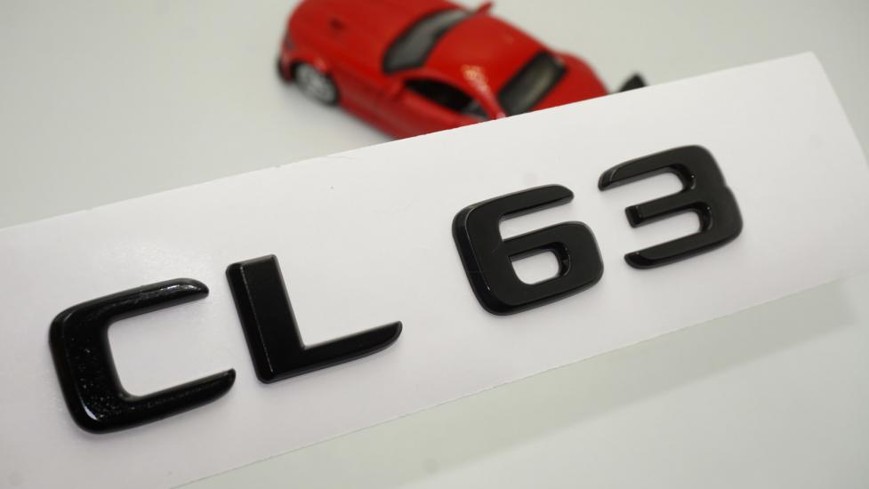CL 63 Bagaj Parlak Siyah ABS 3M 3D Yazı Logo