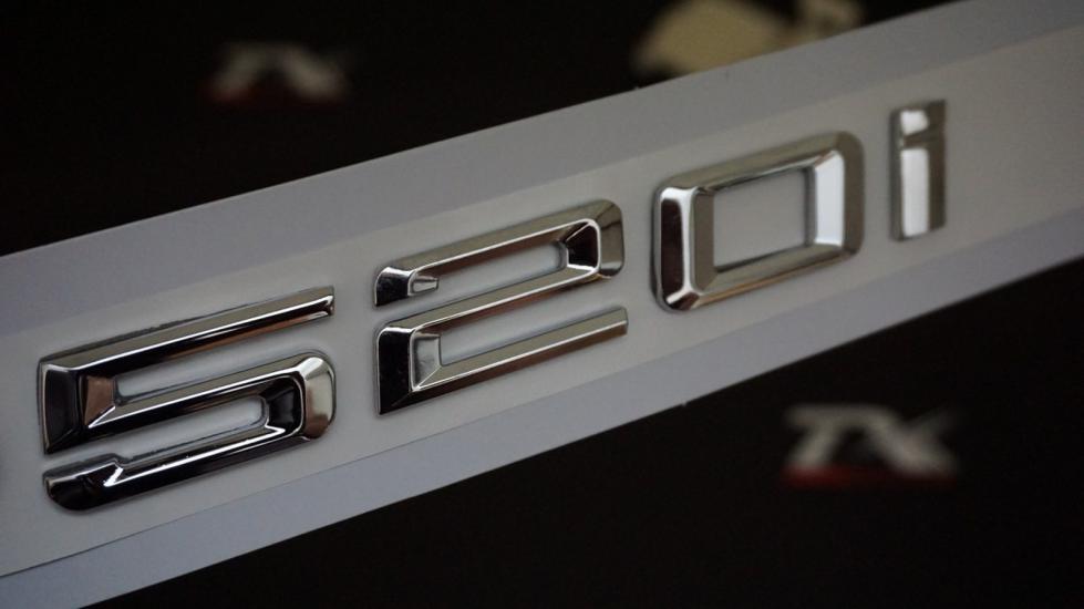 Bmw 520İ Bagaj Krom Metal 3M 3D Yazı Logo