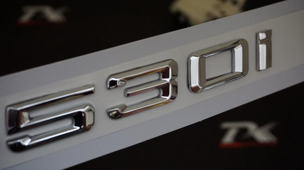 Bmw 530İ Bagaj Krom Metal 3M 3D Yazı Logo