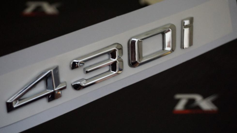 Bmw 430İ Bagaj Krom Metal 3M 3D Yazı Logo