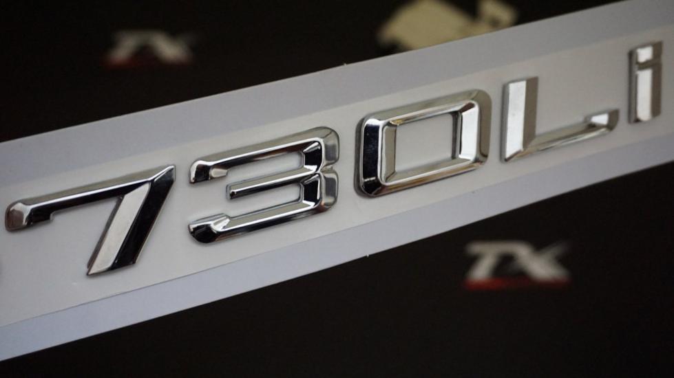 Bmw 730Lİ Bagaj Krom Metal 3M 3D Yazı Logo