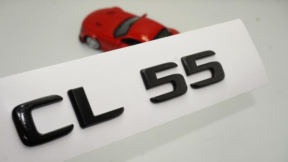 CL 55 Bagaj Parlak Siyah ABS 3M 3D Yazı Logo