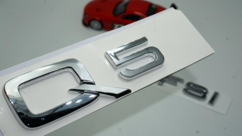 Audi Q5 45 TFSi Krom ABS 3M 3D Bagaj Yazı Logo Orjinal Ürün