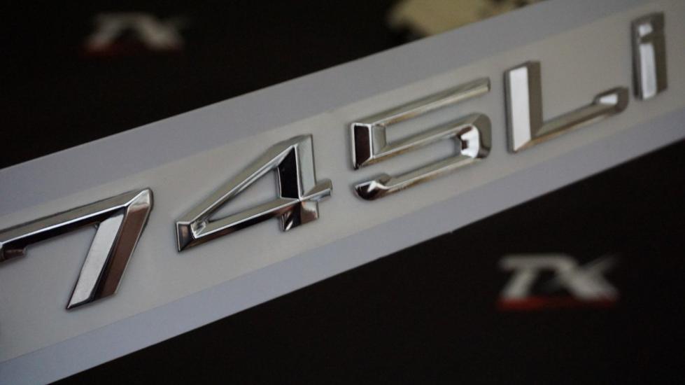 Bmw 745Lİ Bagaj Krom Metal 3M 3D Yazı Logo