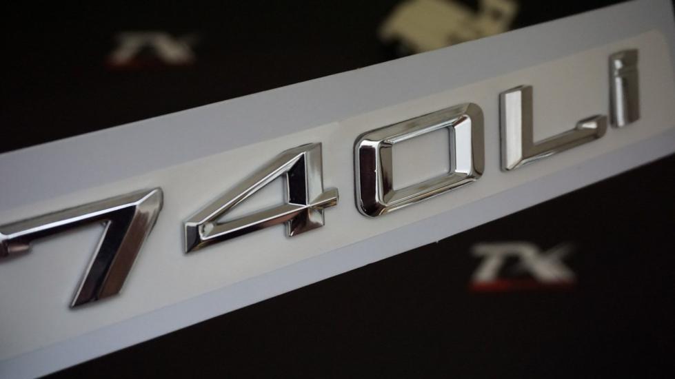 Bmw 740Lİ Bagaj Krom Metal 3M 3D Yazı Logo