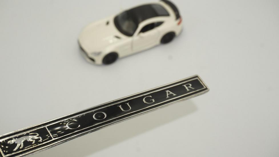 Jaguar Cougar Krom Metal Bagaj Logo Amblem Arma