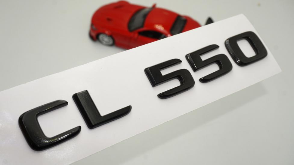 CL 550 Bagaj Parlak Siyah ABS 3M 3D Yazı Logo