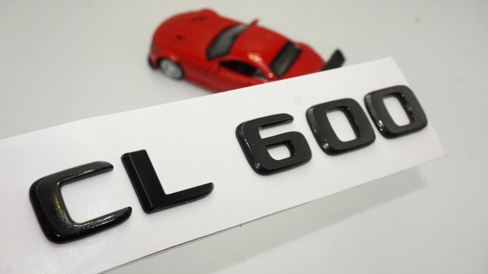 CL 600 Bagaj Parlak Siyah ABS 3M 3D Yazı Logo