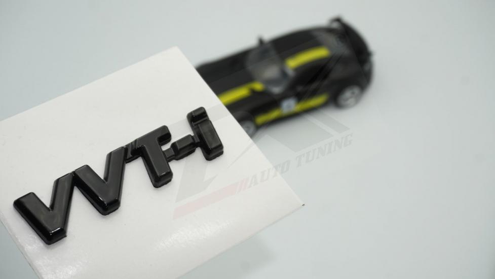 Toyota VVT İ Parlak Siyah Bagaj 3M 3D ABS Logo Amblem