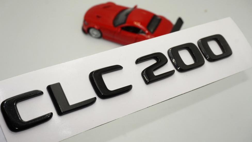 CLC 200 Bagaj Parlak Siyah ABS 3M 3D Yazı Logo