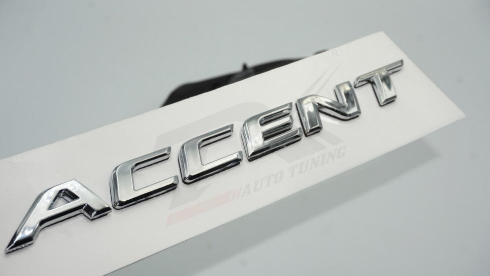 Hyundai Accent Bagaj ABS 3M 3D Yazı Logo Amblem