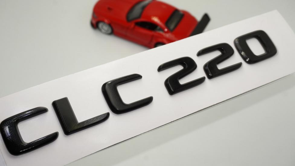 CLC 220 Bagaj Parlak Siyah ABS 3M 3D Yazı Logo