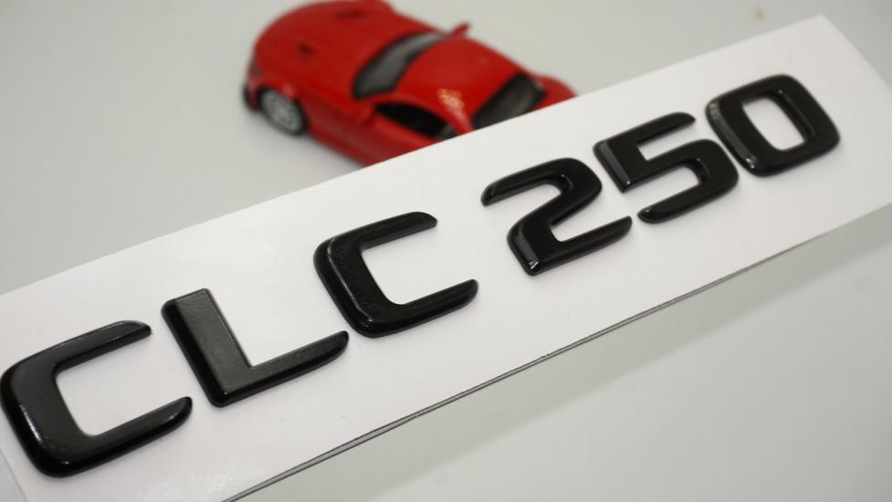 CLC 250 Bagaj Parlak Siyah ABS 3M 3D Yazı Logo