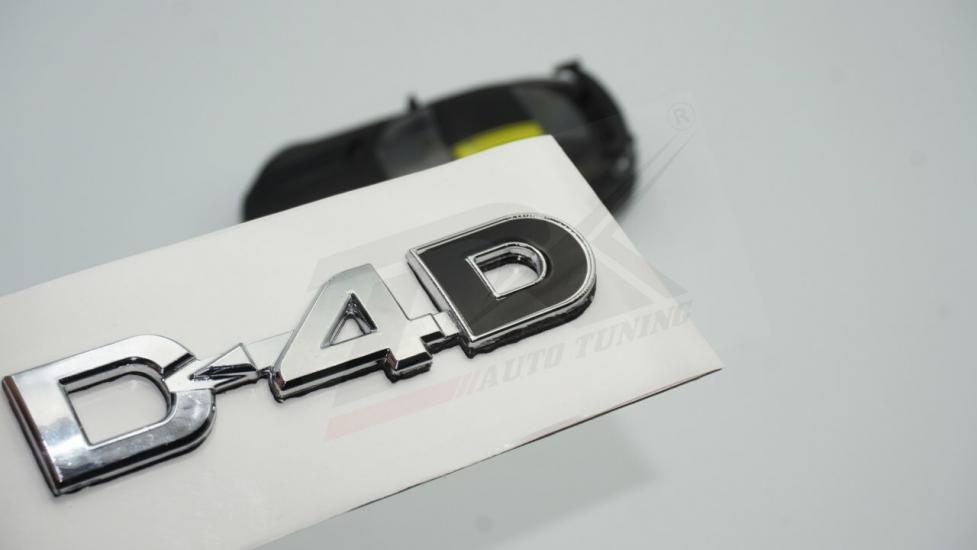 Toyota D4D RAV4 Toyota Camry Hilux Verso Bagaj Krom ABS Yazı Logo Arma