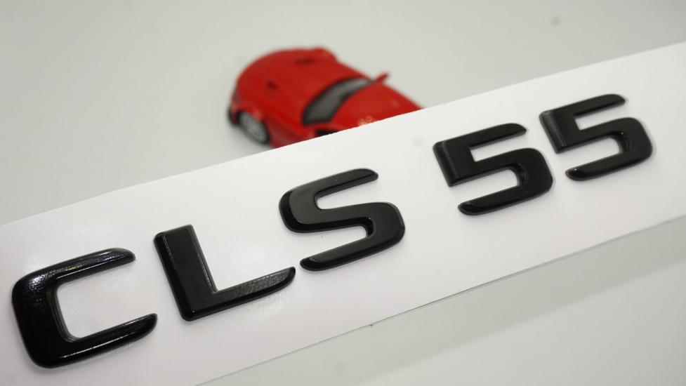 CLS 55 Bagaj Parlak Siyah ABS 3M 3D Yazı Logo