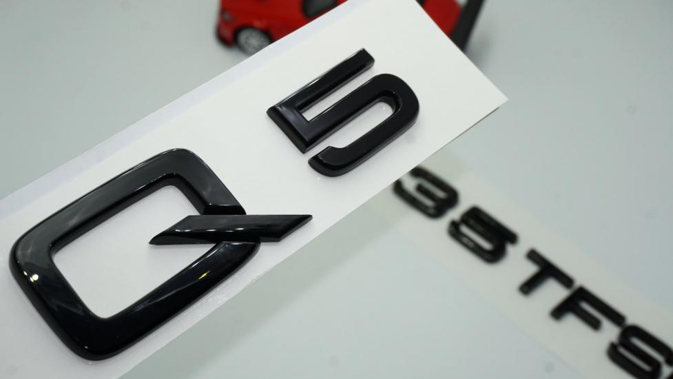 Audi Q5 35 TFSi Parlak Siyah ABS 3M 3D Bagaj Yazı Logo Orjinal Ürün
