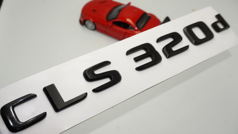 CLS 320d Bagaj Parlak Siyah ABS 3M 3D Yazı Logo