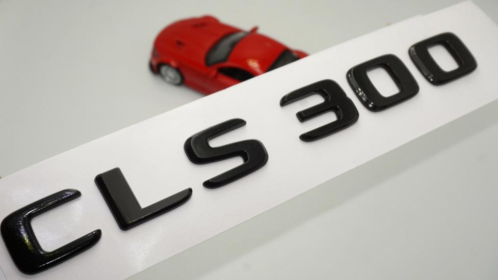 CLS 300 Bagaj Parlak Siyah ABS 3M 3D Yazı Logo