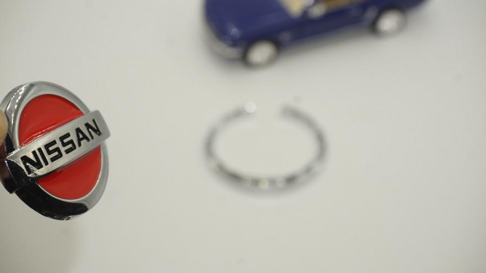 Nissan Buğday Kulakları Krom Metal 3M 3D Logo OEM Ürün