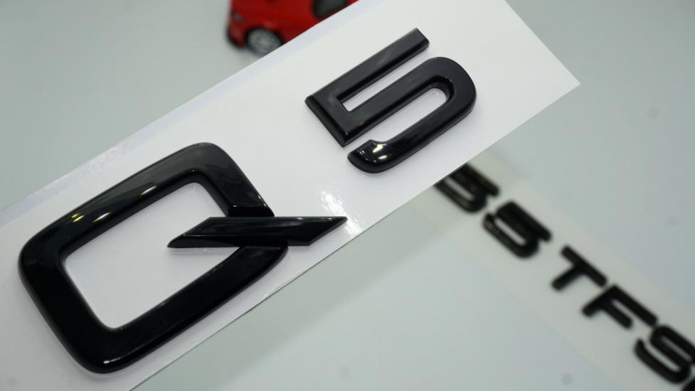 Audi Q5 55 TFSi Parlak Siyah ABS 3M 3D Bagaj Yazı Logo Orjinal Ürün