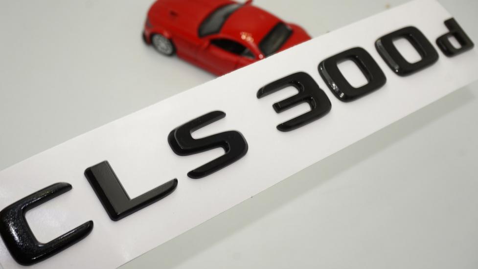 CLS 300d Bagaj Parlak Siyah ABS 3M 3D Yazı Logo