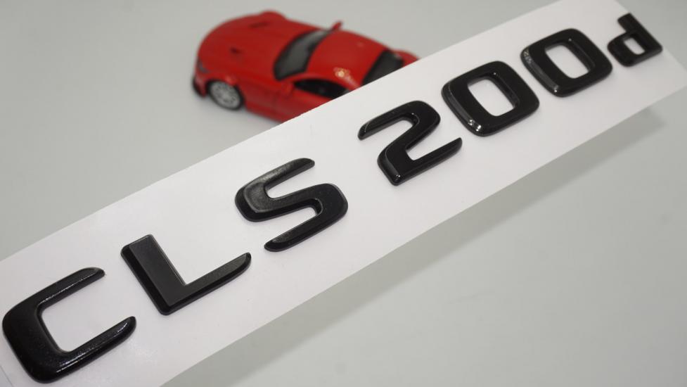 CLS 200d Bagaj Parlak Siyah ABS 3M 3D Yazı Logo