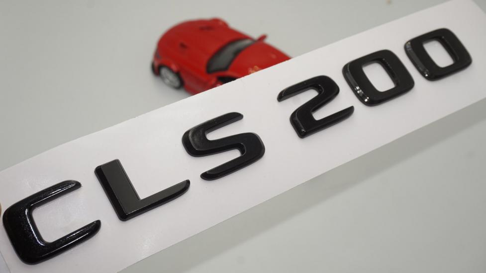 CLS 200 Bagaj Parlak Siyah ABS 3M 3D Yazı Logo