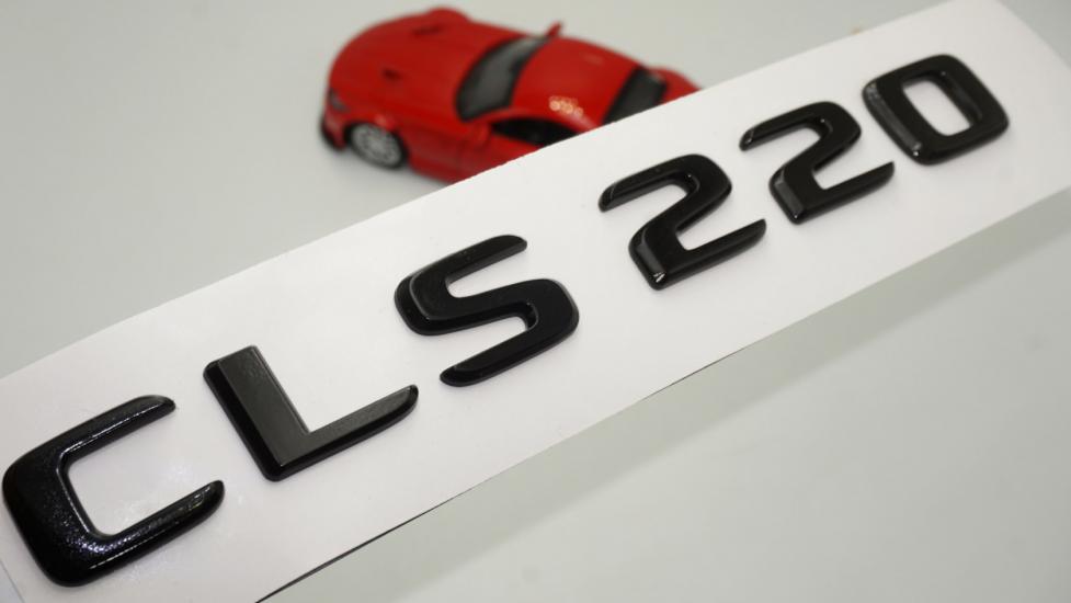 CLS 220 Bagaj Parlak Siyah ABS 3M 3D Yazı Logo