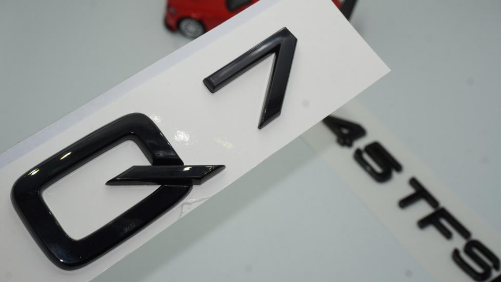 Audi Q7 45 TFSi Parlak Siyah ABS 3M 3D Bagaj Yazı Logo Orjinal Ürün